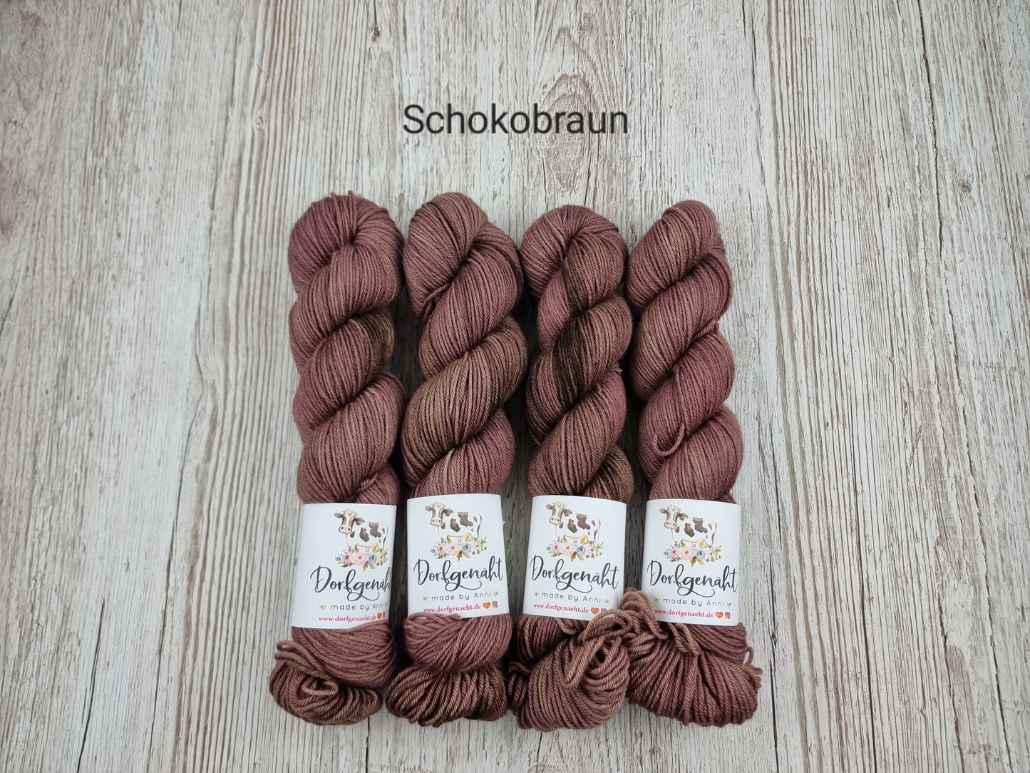 BFL DK, Wolle handgefärbt, 100g